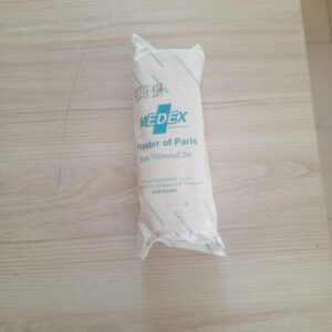 A high-quality, 6-inch (15cm) Plaster of Paris (POP) bandage roll from Greengold Lab Supplies
