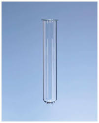 A high-durability, 25x150mm borosilicate glass boiling tube from Greengold Lab Supplies