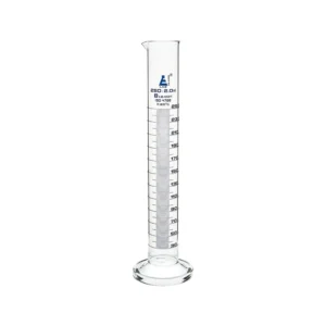 Measuring cylinder 250ml glass